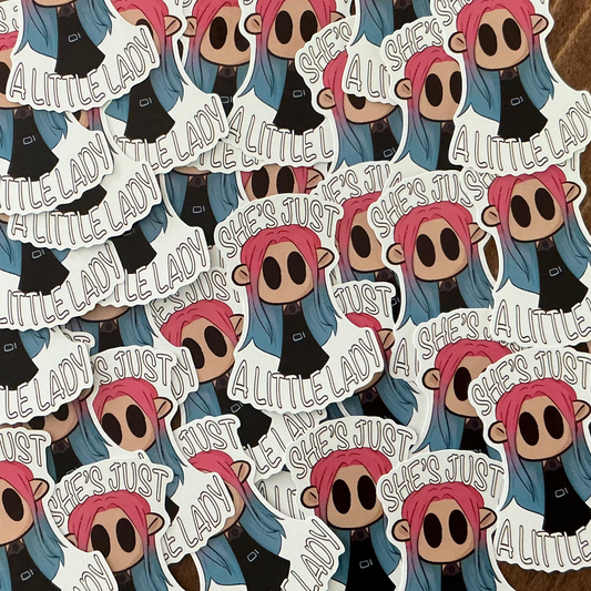 Sticker - She's Just A Little Lady (Mizi)