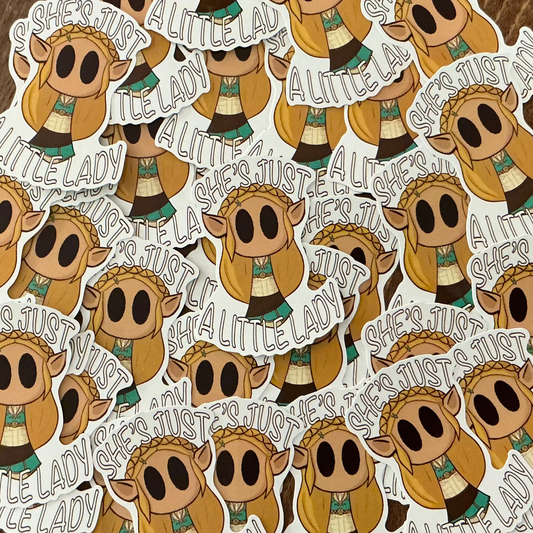 Sticker - She's Just A Little Lady (Zelda)