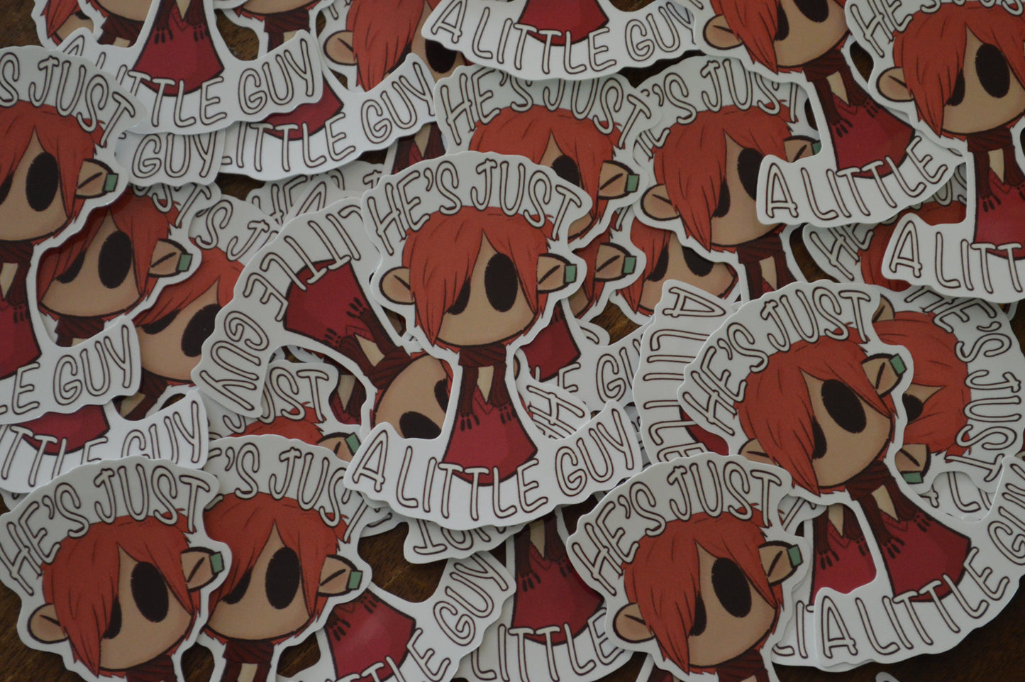 Sticker - He's Just A Little Guy (Mitsuba)