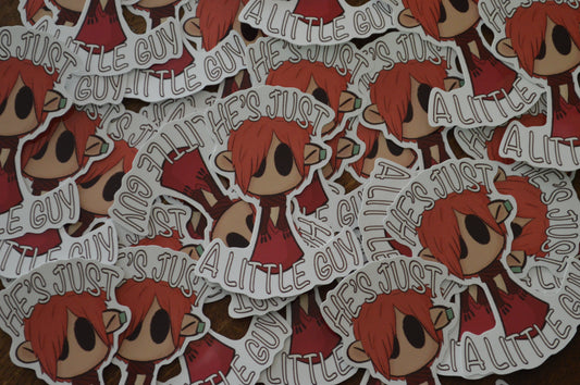 Sticker - He's Just A Little Guy (Mitsuba)