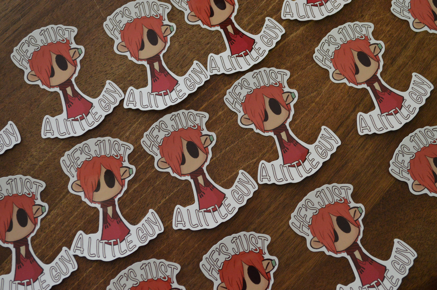 Sticker - He's Just A Little Guy (Mitsuba)