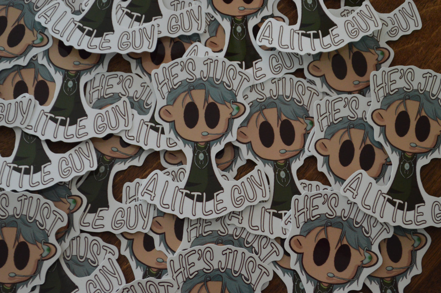 Sticker - He's Just A Little Guy (Till)