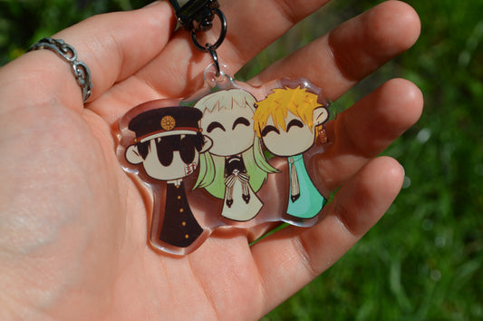 Acrylic Charm - Toilet Trio