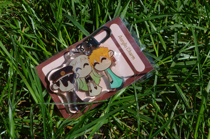 Acrylic Charm - Toilet Trio