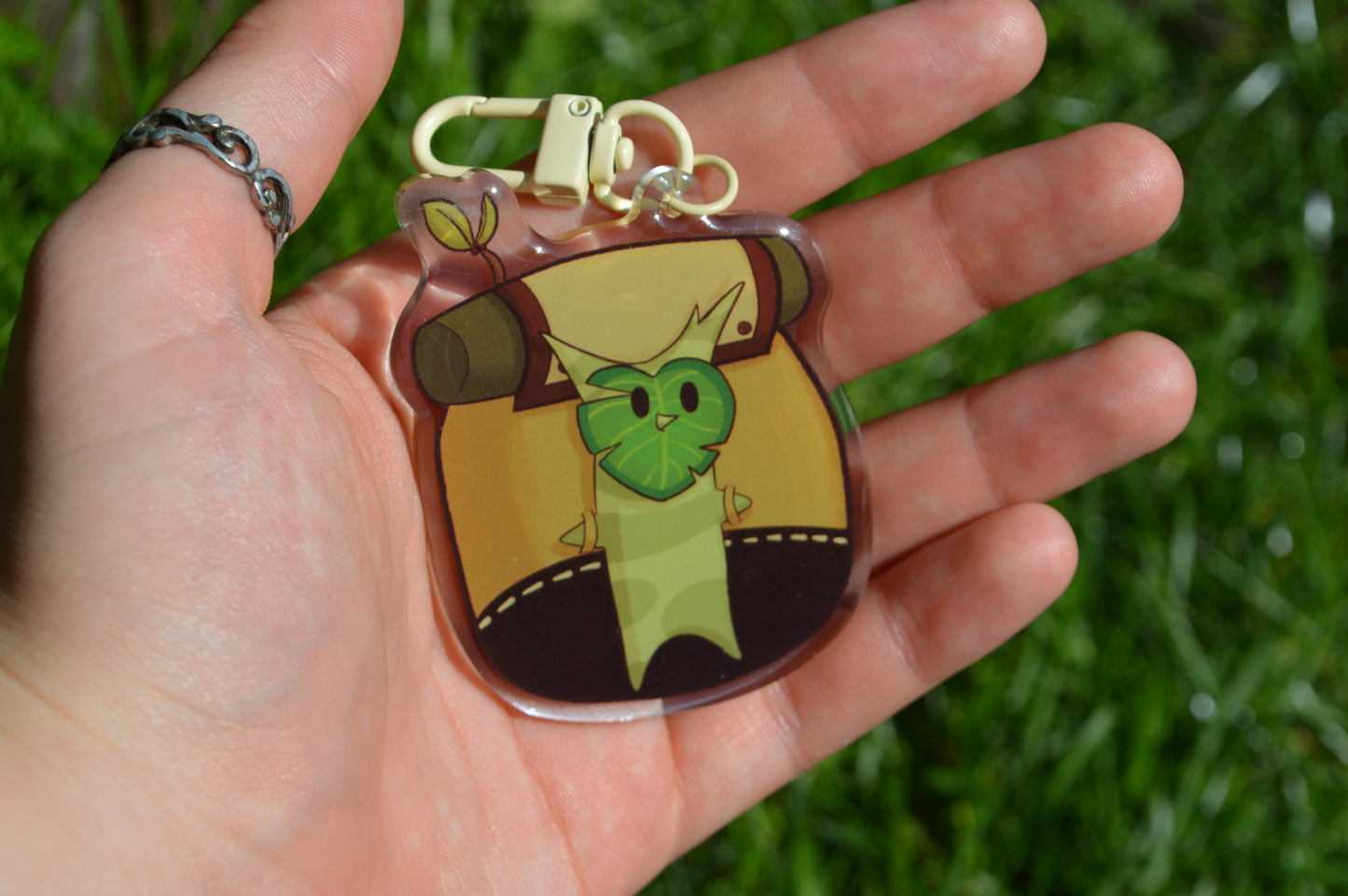Acrylic Charm - Korok With Bag