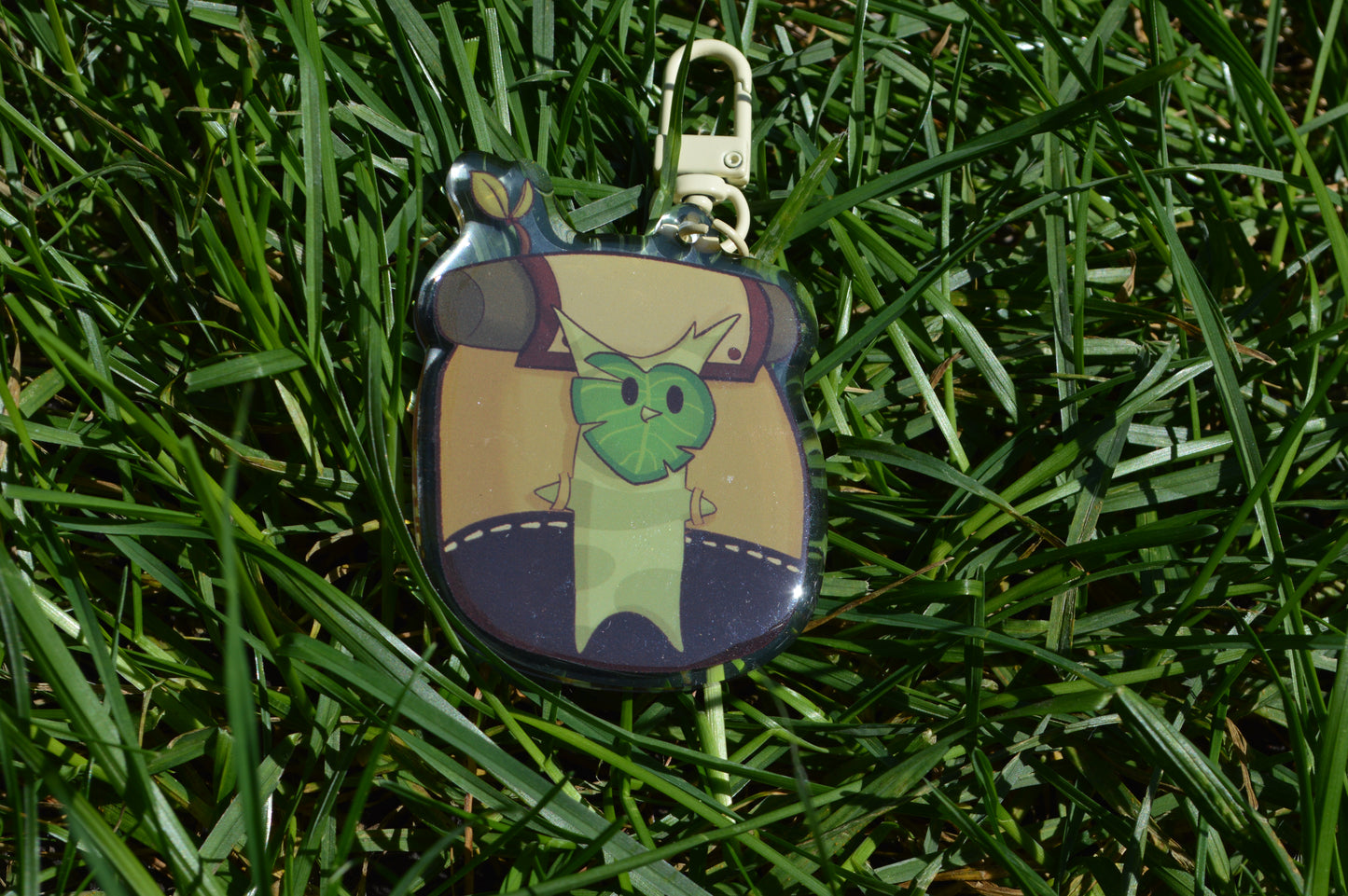 Acrylic Charm - Korok With Bag