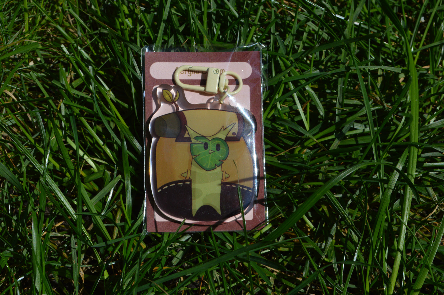 Acrylic Charm - Korok With Bag