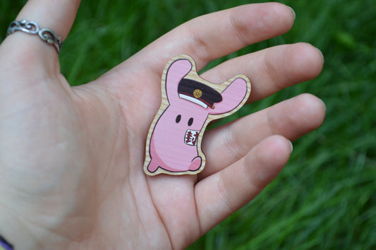 Wooden Pin - Mokkee (hanako)
