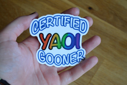 Sticker - Cerified Yaoi Gooner