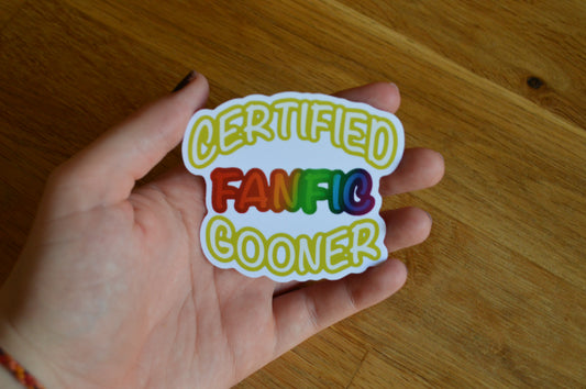 Sticker - Cerified Fanfic Gooner