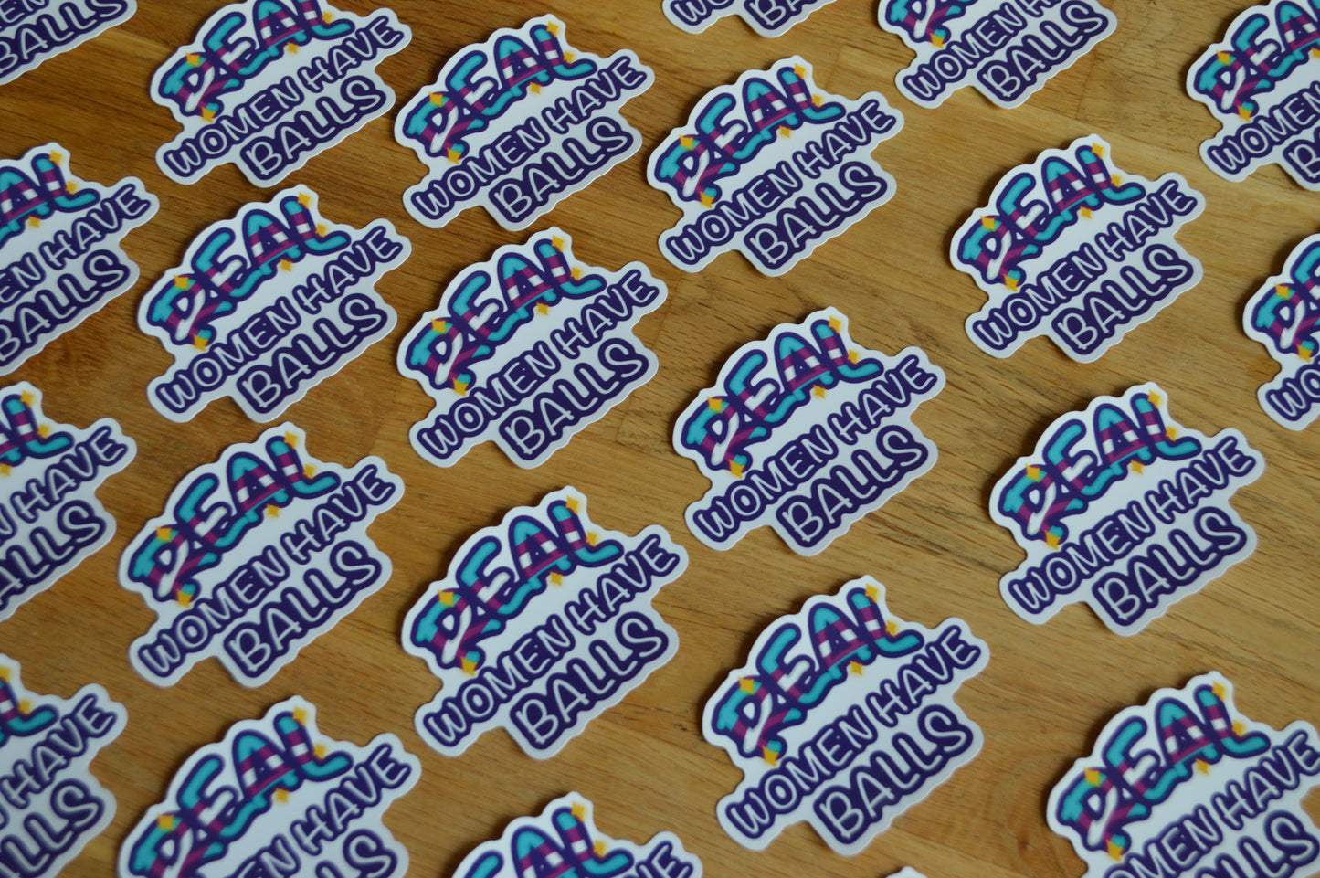 Sticker - Real Woman Have Balls