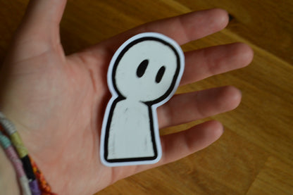 Sticker - Ghost White