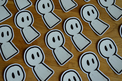 Sticker - Ghost White