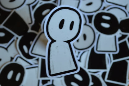 Sticker - Ghost White