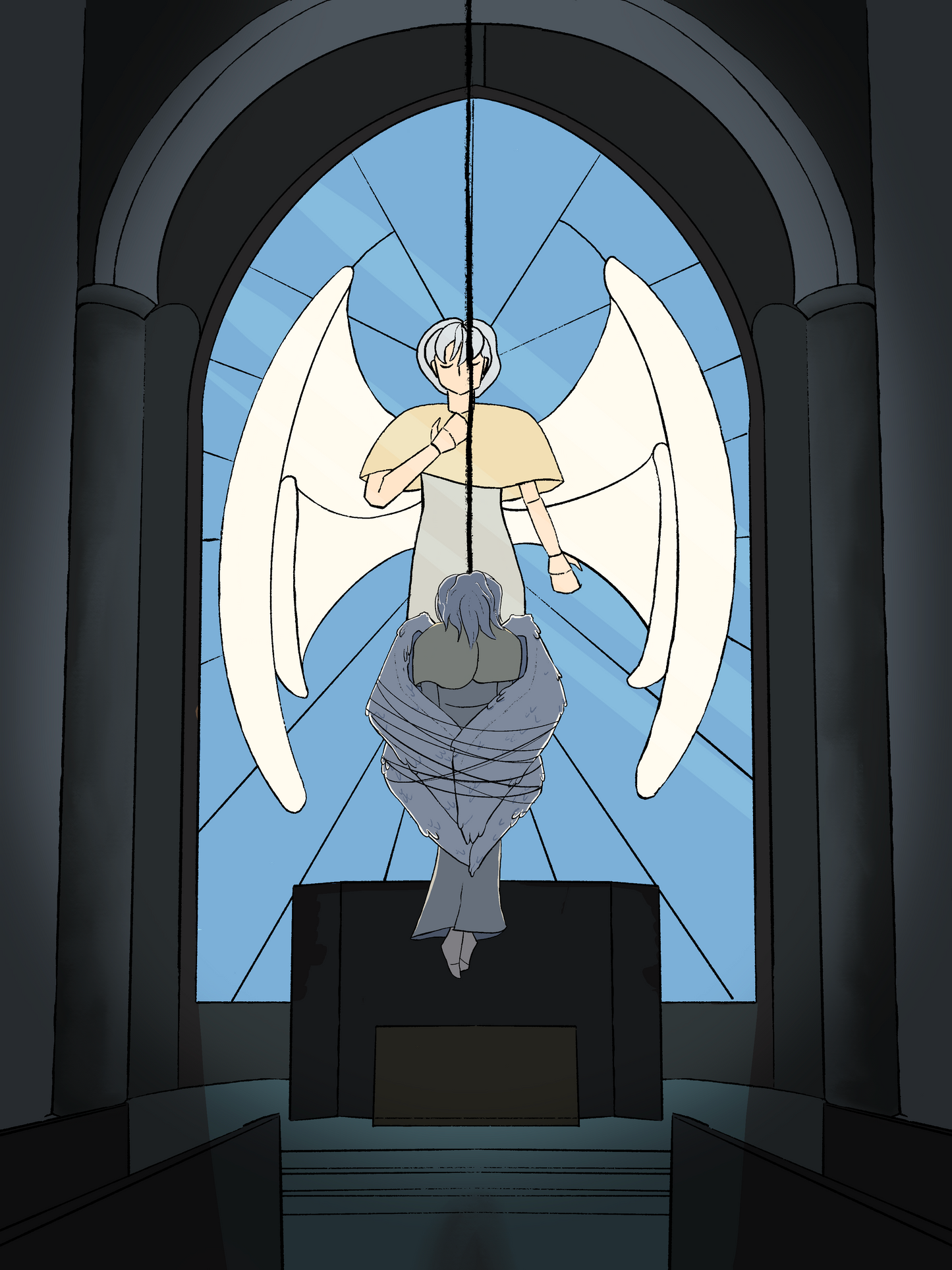 Art print - Hanging Angel