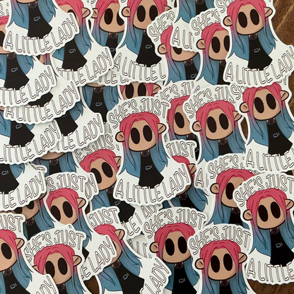 Sticker - She's Just A Little Lady (Mizi)