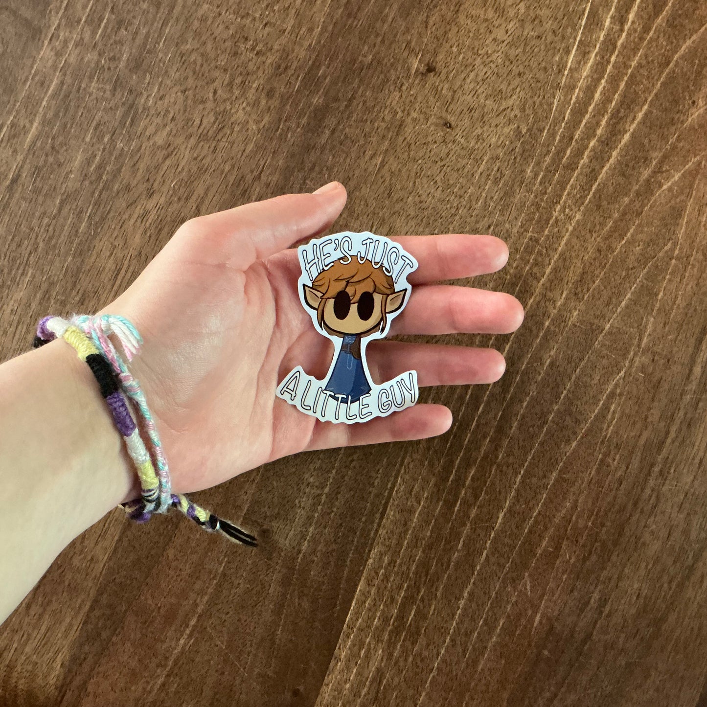 Sticker - He's Just A Little Guy (Link)