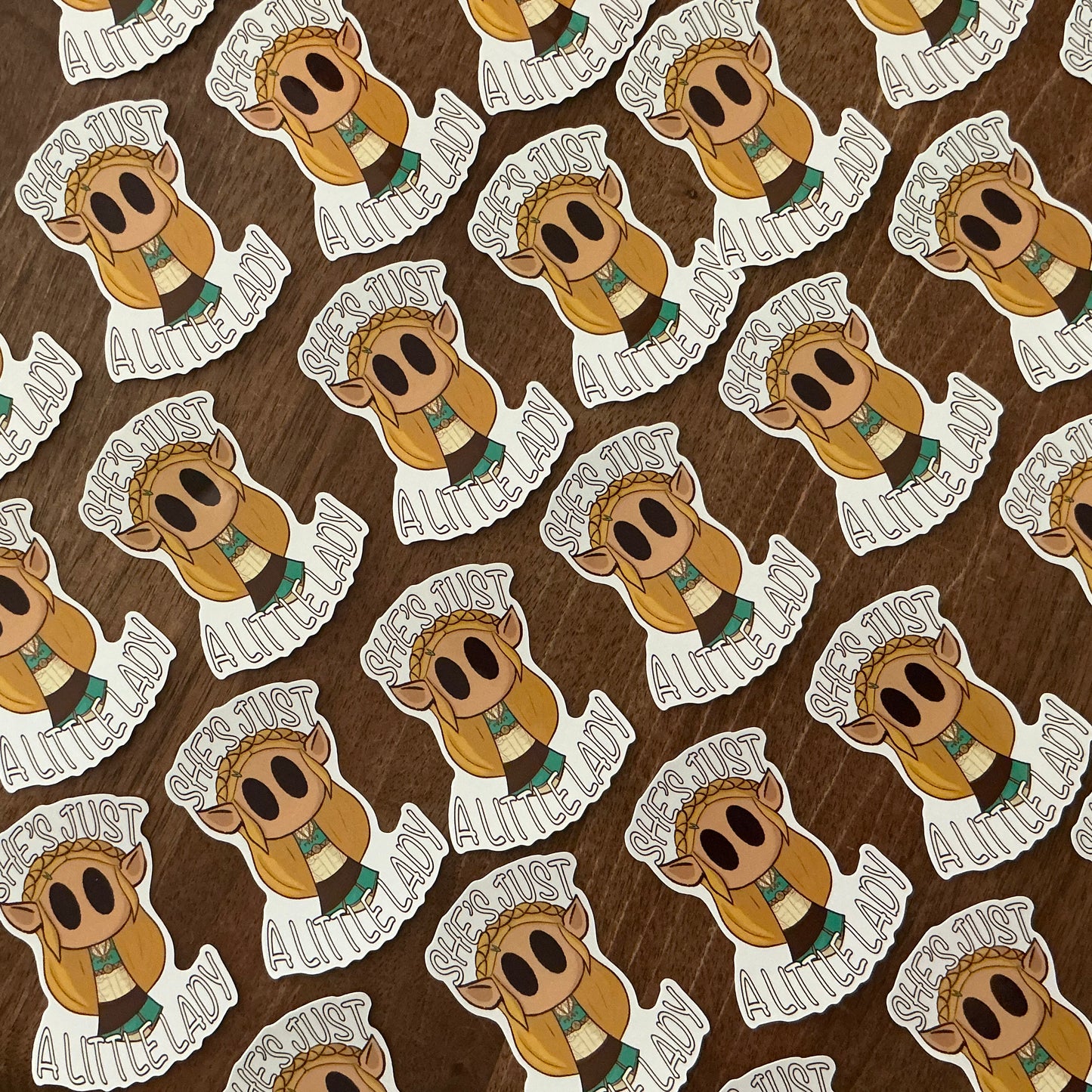 Sticker - She's Just A Little Lady (Zelda)