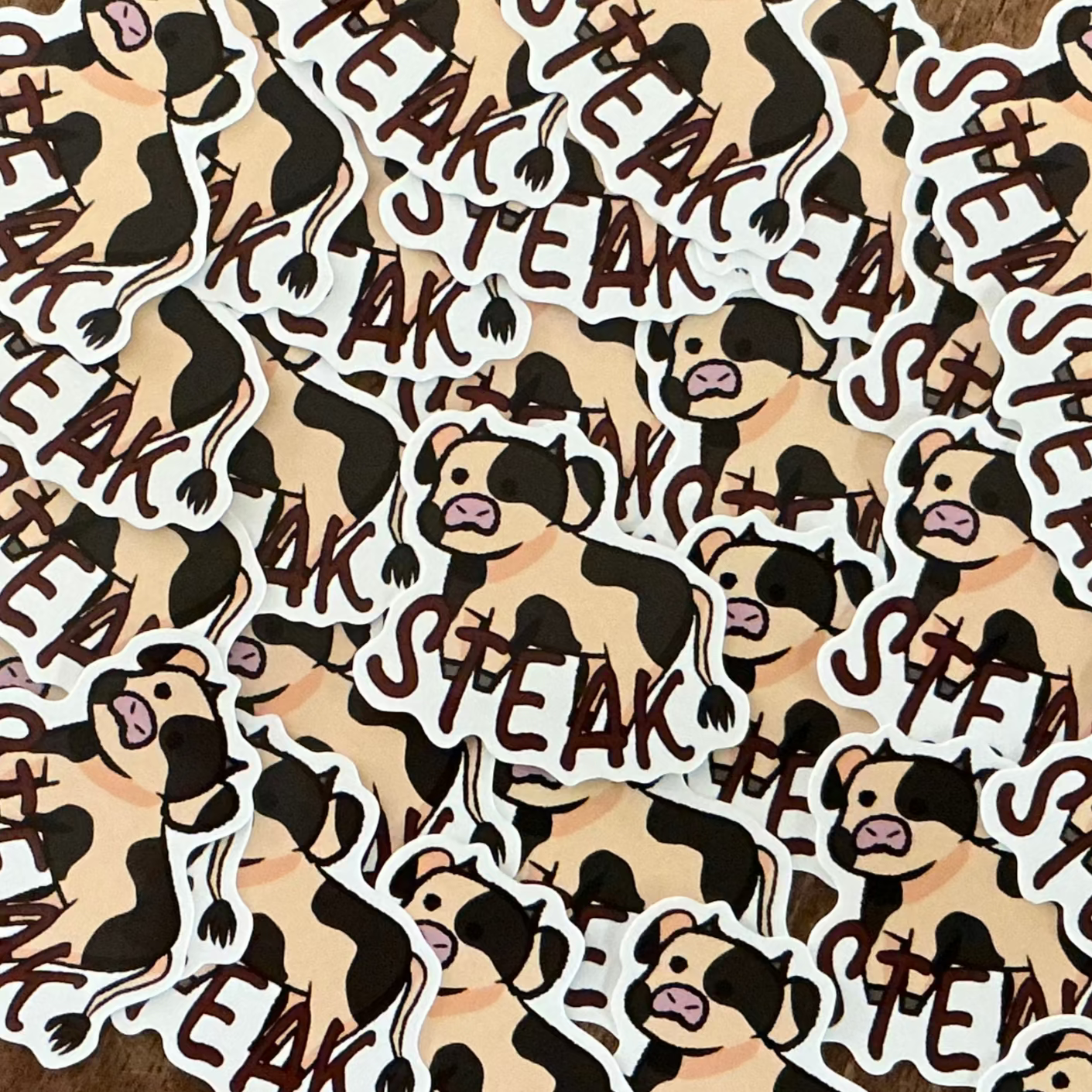 Sticker - Cow/Steak