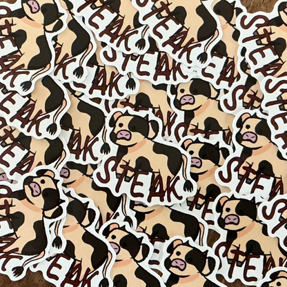Sticker - Cow/Steak