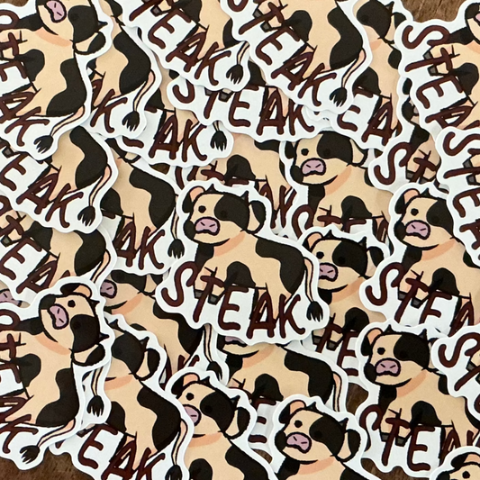 Sticker - Cow/Steak
