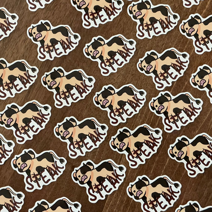 Sticker - Cow/Steak