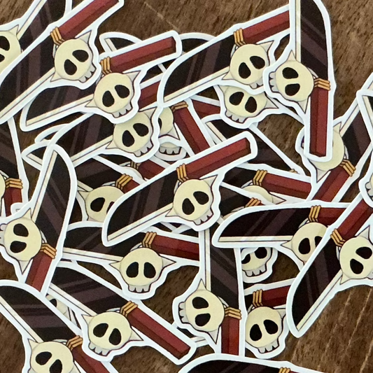 Sticker - Knife And Brouch