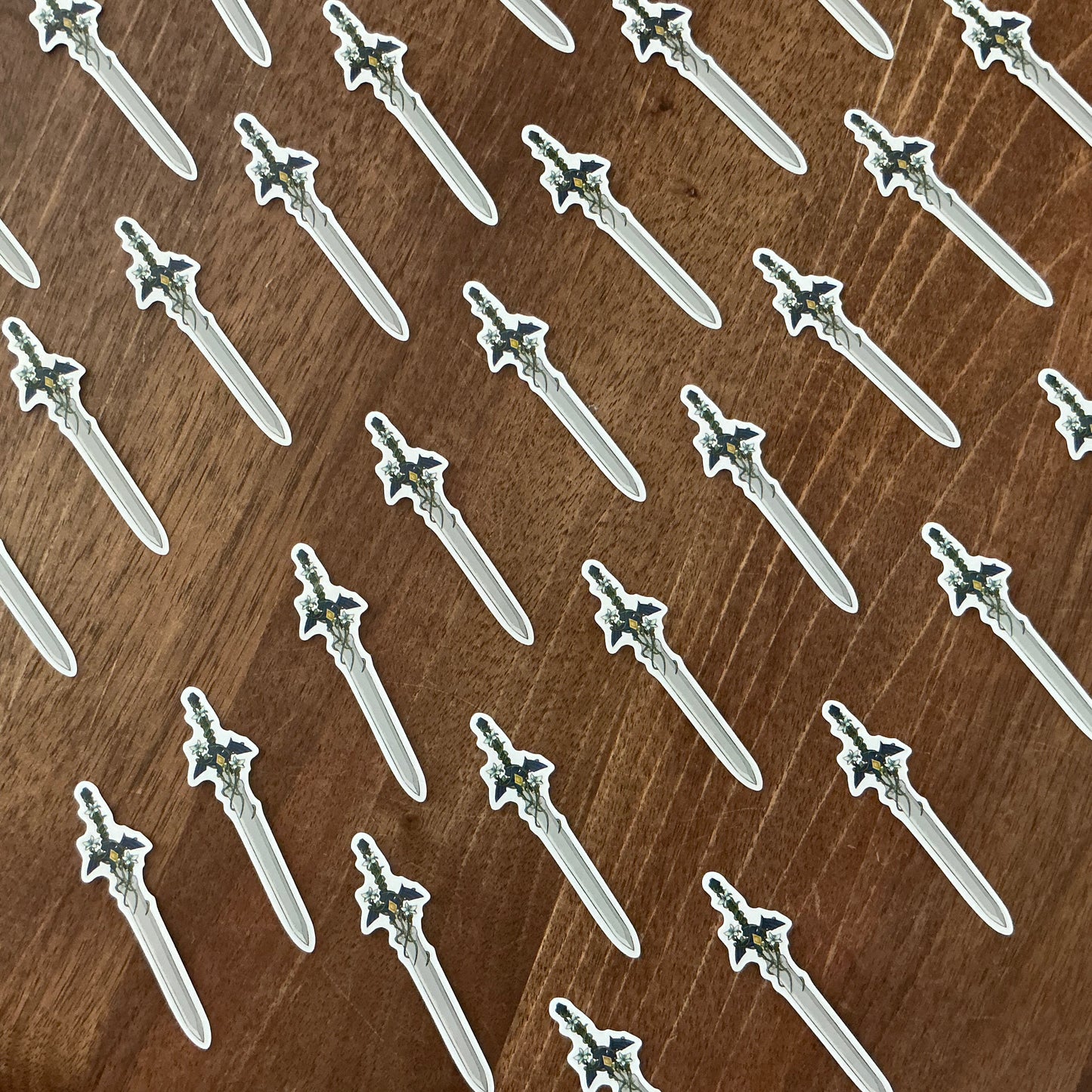 Sticker - Sword with Flowers