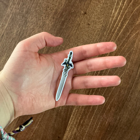Sticker - Sword with Flowers